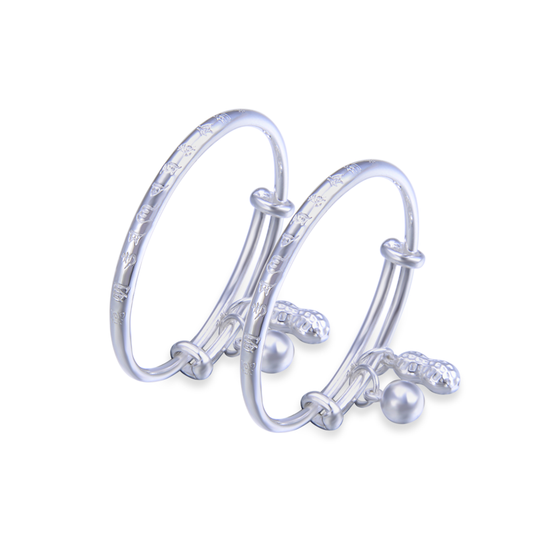 Delicate baby silver bangles price list