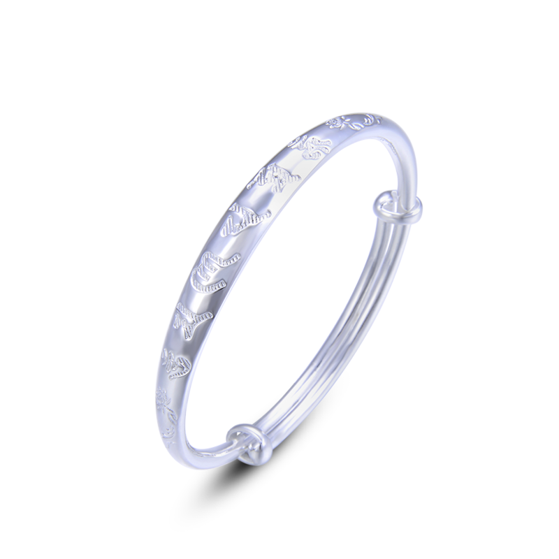 Solid sterling silver bangle bracelets