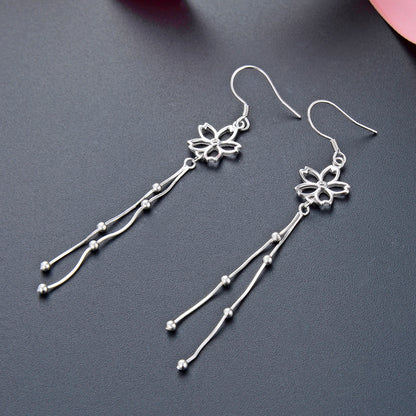 Ear piercings threader earrings