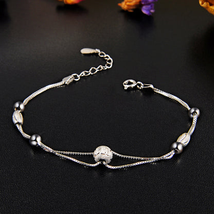 Trendy silver bracelets