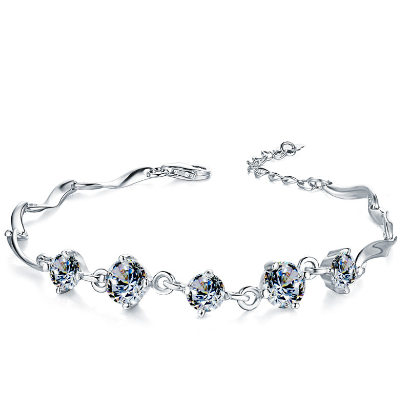 Glitter jewellery bracelet