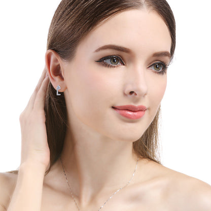 Delicate pearl earrings jewelry set