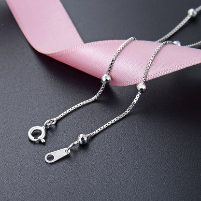 Thin silver chain for pendant