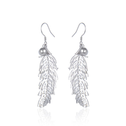 Classy fish hook earrings silver