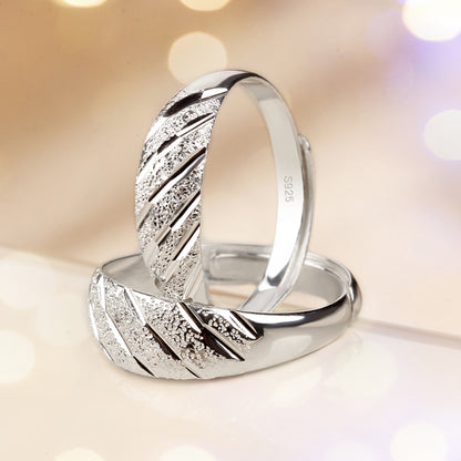 Glittering wedding rings