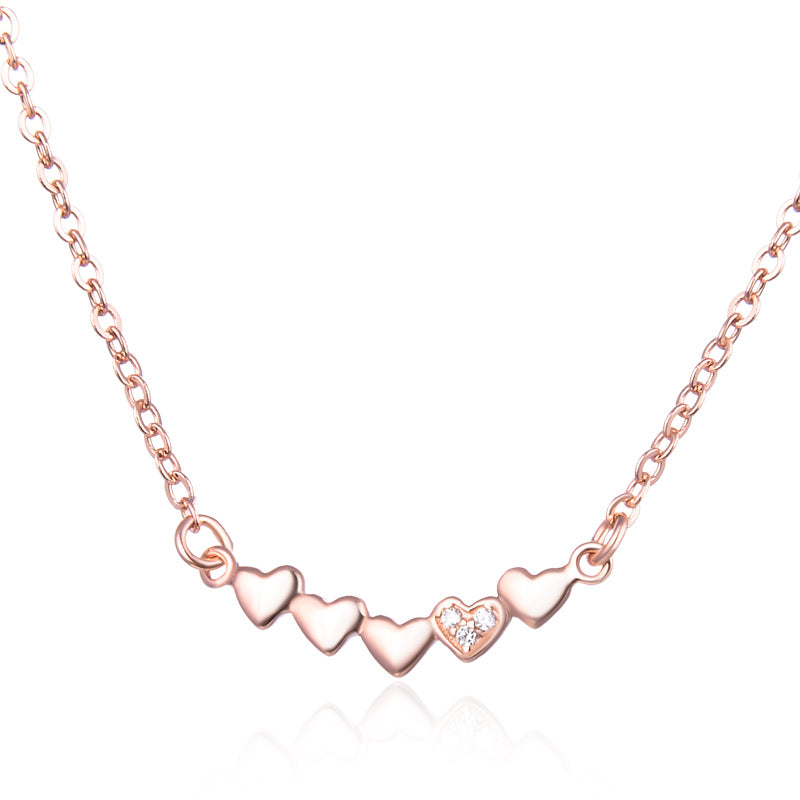 Elegant rose gold necklaces