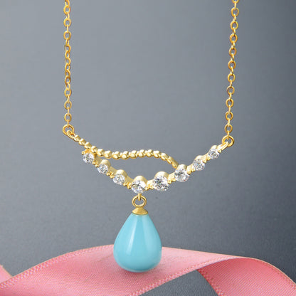 Stunning gold plated necklace set