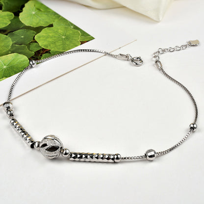 Delicate silver bracelet chain