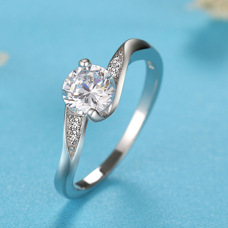 Delicate engagement ring bands
