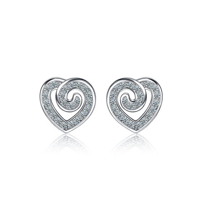 Cute stud earrings sterling silver