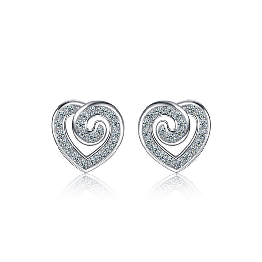 Cute stud earrings sterling silver