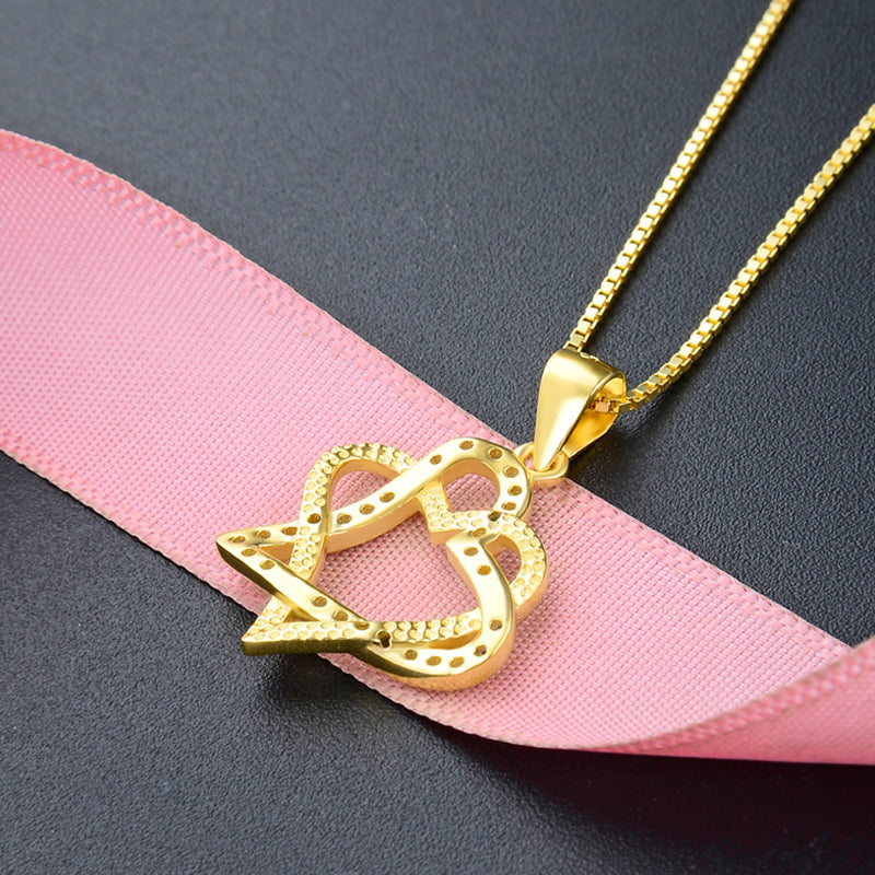 Gorgeous gold plated necklace design