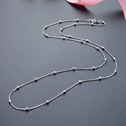 Simple silver chain