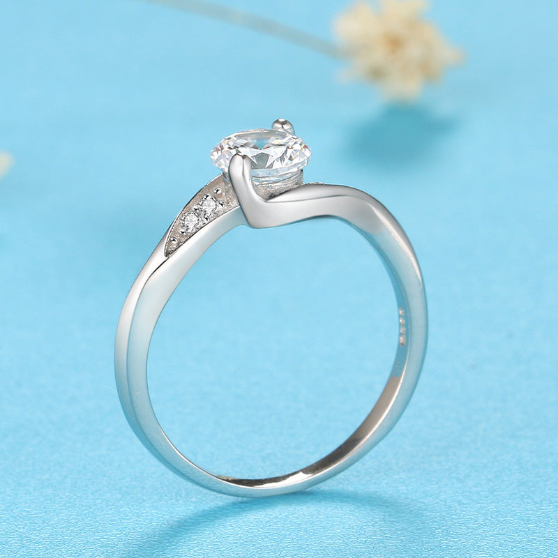 Delicate engagement ring bands