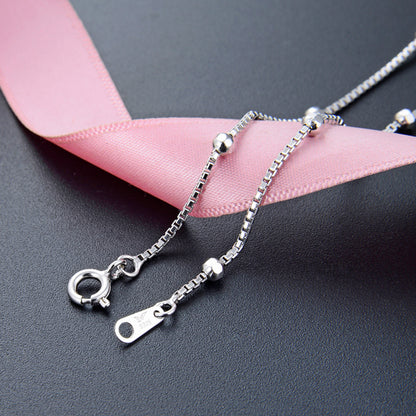 Fine silver chain necklace