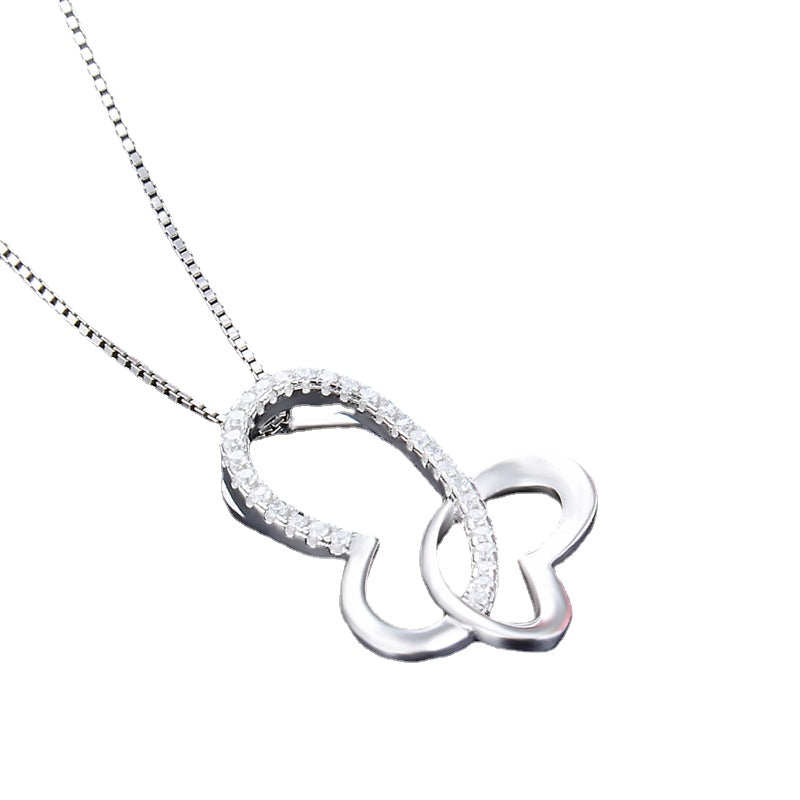 Best-Selling Silver Heart to Heart Necklace