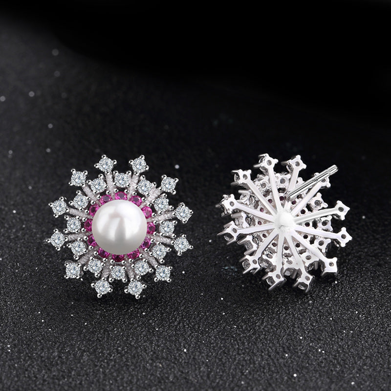 Designer pearl earrings