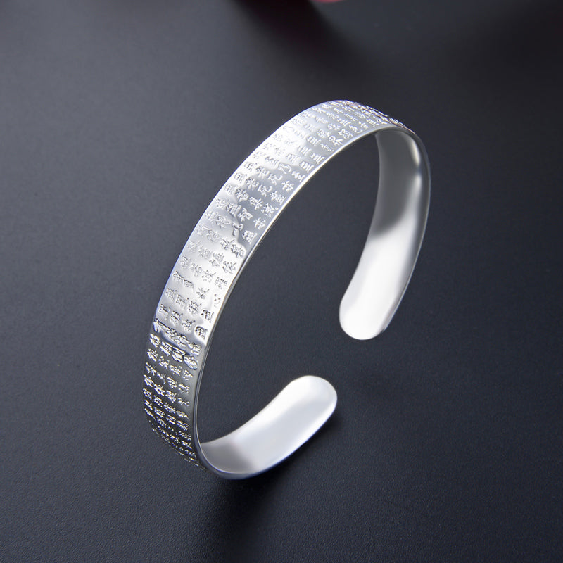 Pure silver bangle bracelets