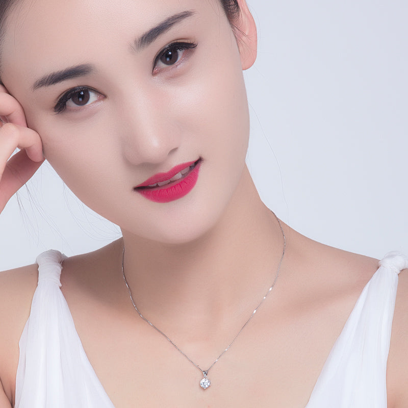 Simple silver necklaces for teen girls' fashion