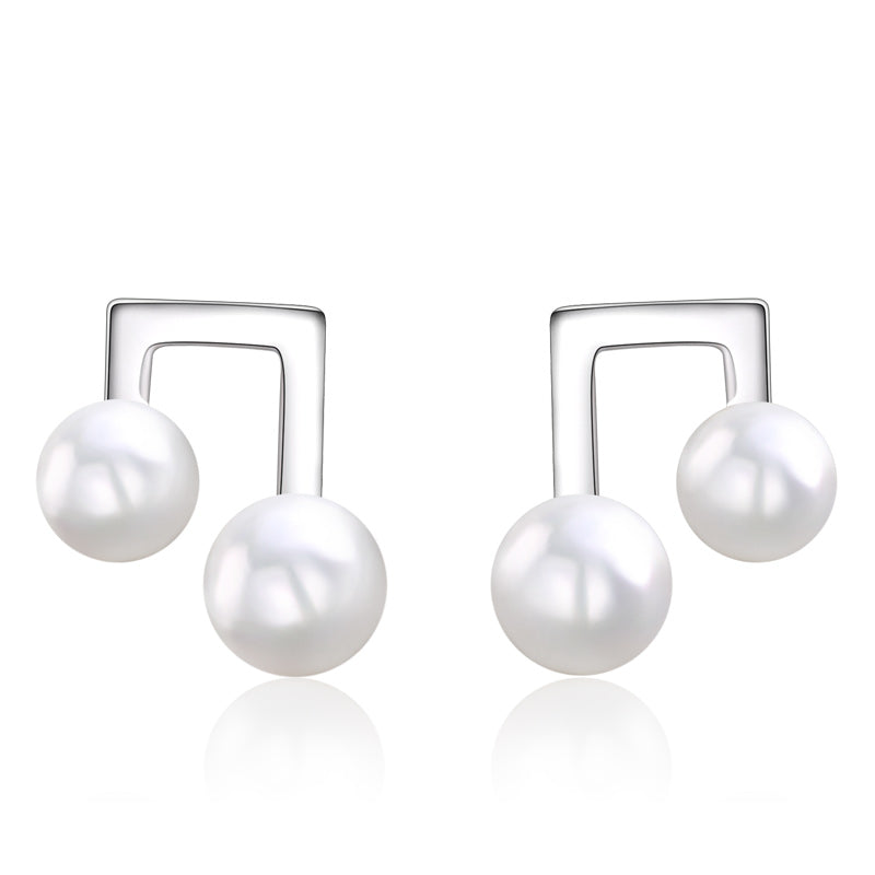 Delicate pearl earring jewelry