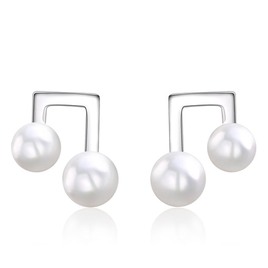 Delicate pearl earring jewelry