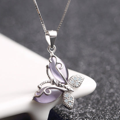 Butterfly necklace fine jewelry