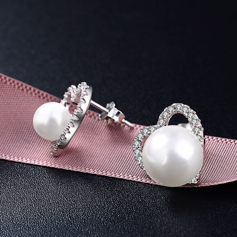 Delicate freshwater pearl earrings