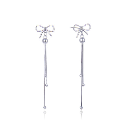 Ear threader earrings sterling