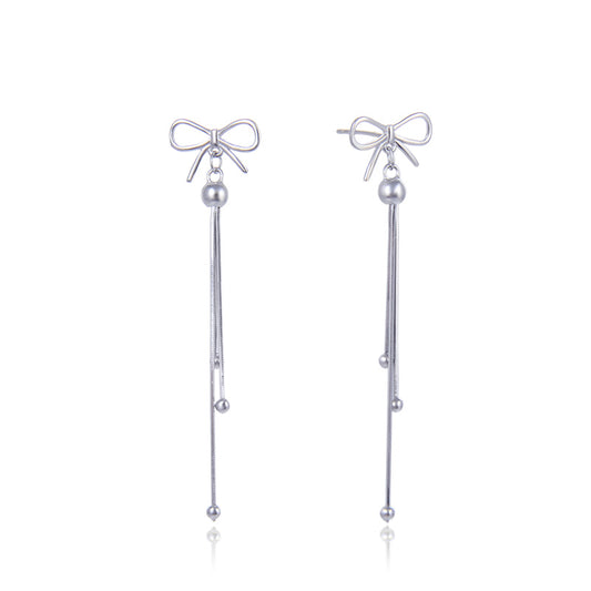 Ear threader earrings sterling