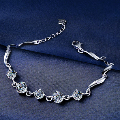 Glitter jewellery bracelet