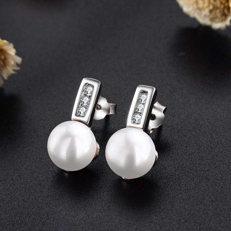 Delicate pearl hook earrings buy