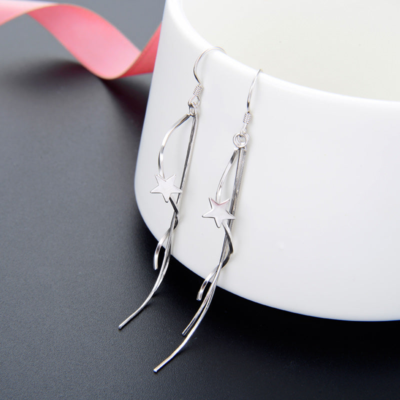 Silver threader earrings hypoallergenic