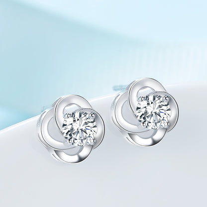 Delicate stud earrings