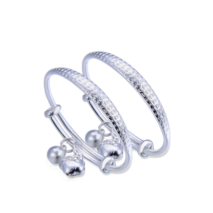 Elegant baby silver bangles buy