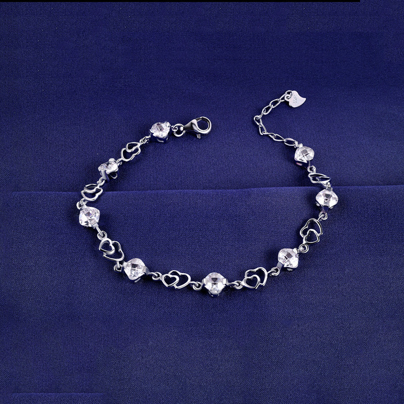 Delicate silver love bracelet price
