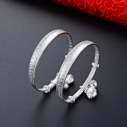 Delicate baby silver bangles buy