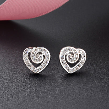 Cute stud earrings sterling silver