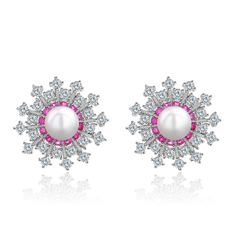 Designer pearl earrings