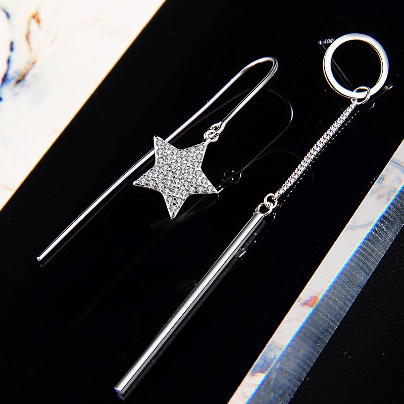 Silver threader earrings collection