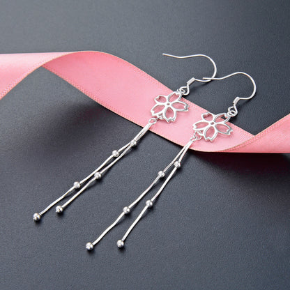 Ear piercings threader earrings