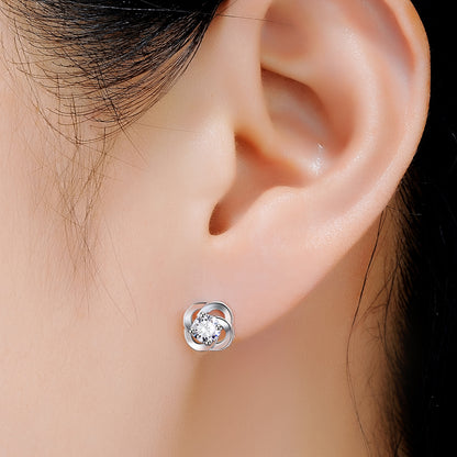 Delicate stud earrings