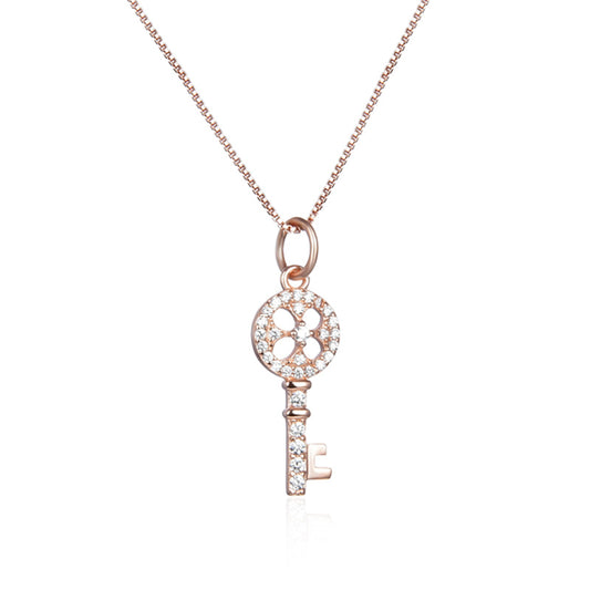 Costly rose gold necklace womens