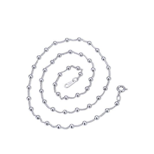 Pure silver chain necklace