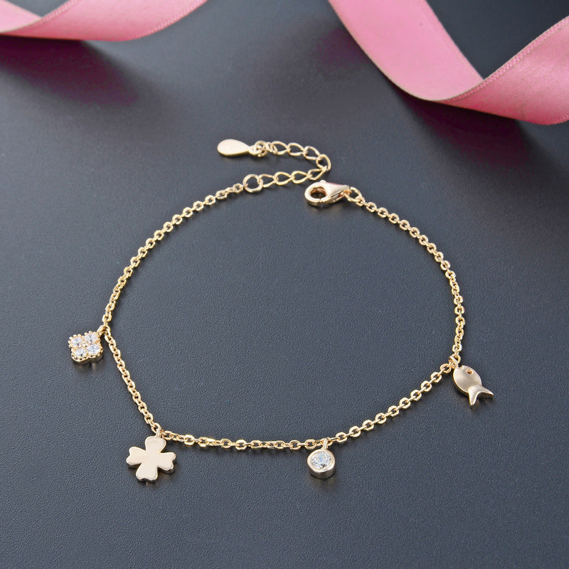 Elegant gold plated bracelet price