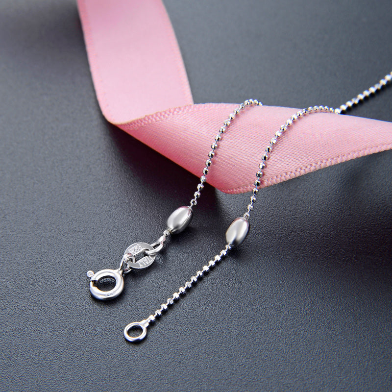 Fancy silver chain design for girl
