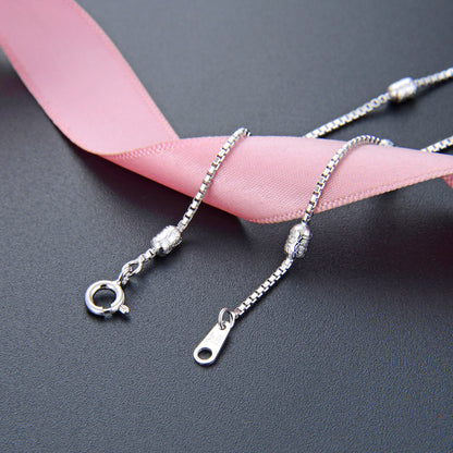 Stylish silver chain design for girl