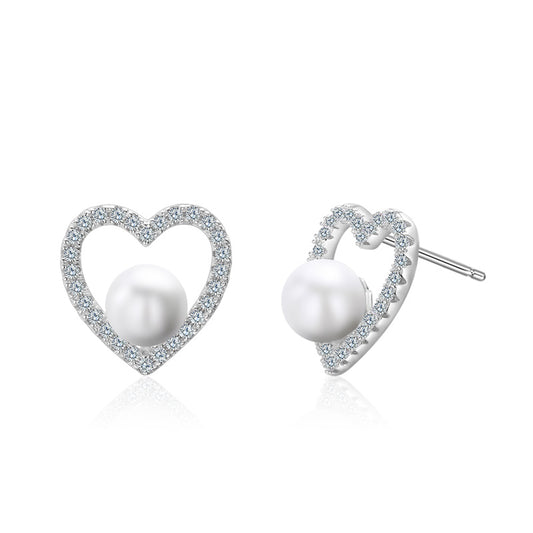 Delicate freshwater pearl earrings