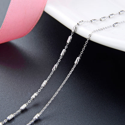 Silver chunky chain for jewelry making