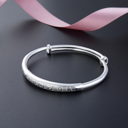 Delicate baby silver bangles price