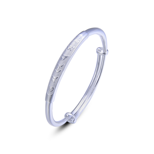Delicate baby silver bangles price